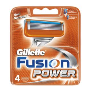 Gillette Fusion Power - wkłady do maszynki do golenia, 4 sztuki