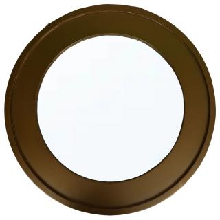 Lustro okrągłe w złotej drewnianej ramie 68cm