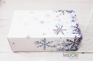 Kartoniki świąteczne Snowflake - 18x18x9 cm