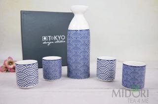 Komplet do Sake Tokyo Design Studio, Nippon Blue Sake Set
