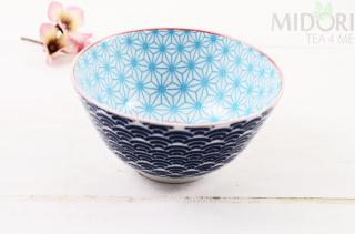 Miski do ryżu, Wave/Star Rice Bowl, Tokyo Design Studio - Niebieski