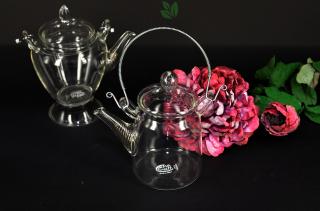 Szklany dzbanek do herbat kwitnących - 360ml