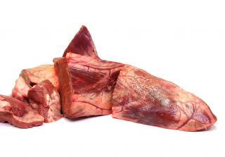 Serce wołowe w kawałkach 1 kg
