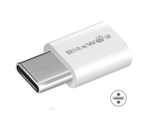 Blitzwolf adapter przejściówka mikroUSB USB-C