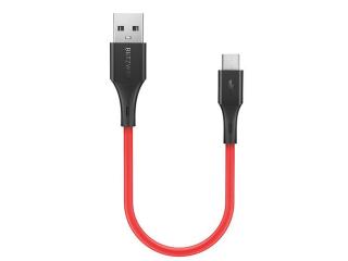 Kabel Micro USB BlitzWolf BW-MC12 0,3m czerwony