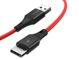 Kabel USB-C BlitzWolf BW-TC13 3A 0,3m czerwony