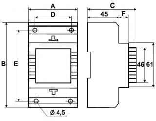 Transformator 28W PSLF 50  230/24VDC