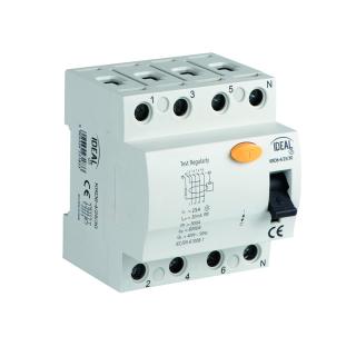 Wyłącznik różnicowo-prądowy 4p 100A 30mA AC Kanlux KRD6-4/100/30  23197