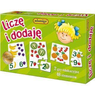 Adamigo Układanka Edukacyjna Liczę i Dodaję 312099