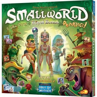 Gra Small World: Zestaw dodatków 2 - Wielkie damy + Royal Bonus + Przeklęci!