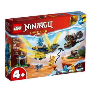 Klocki Ninjago 71798 Nya i Arin - bitwa na grzbiecie małego smoka