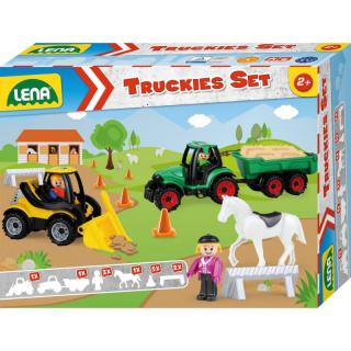 Lena Truckies Zestaw pojazdów rolniczych z akcesoriami 01632