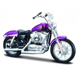 Maisto Harley Davidson 2013 XL 1200V Seventy-Two 1/18 Fioletowy 77302
