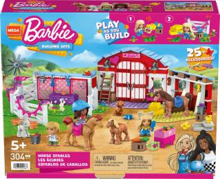 Mattel Mega Bloks Barbie Stajnia