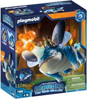 Playmobil Dragons Plowhorn i Angelo 71082