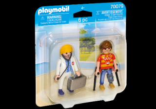Playmobil DuoPack Lekarka i Pacjent 70079