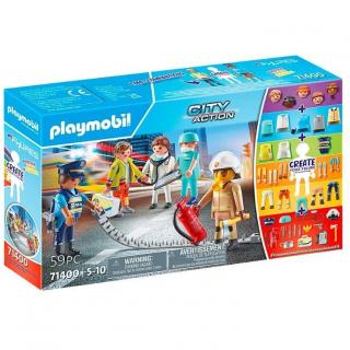 Playmobil My Figures Służby Ratownicze 71400