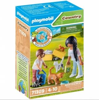 Playmobil Rodzina Kotków 71309