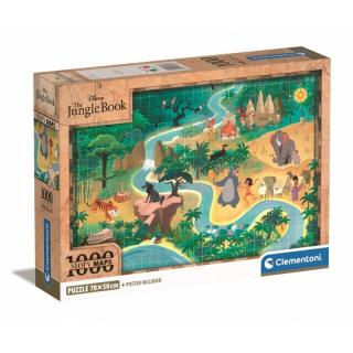 Puzzle 1000 elementów Compact Story Maps The Hungle Book