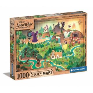 Puzzle 1000 elementów Story Maps Królewna Śnieżka