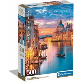 Puzzle 500 elementów Compact Oświetlona Wenecja