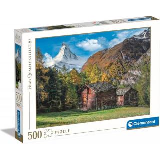 Puzzle 500 elementów High Quality Uroczy Matterhorn