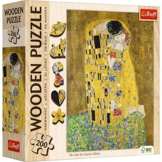 Puzzle drewniane 200 elementów Pocałunek Gustav Klimt