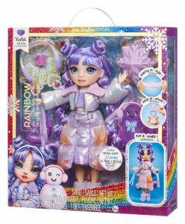 Rainbow High Winter Wonderland Doll- Violet Purple