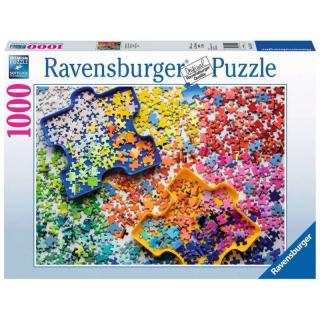 Ravensburger Puzzle 1000 elementów Kolorowe części puzzli 15274