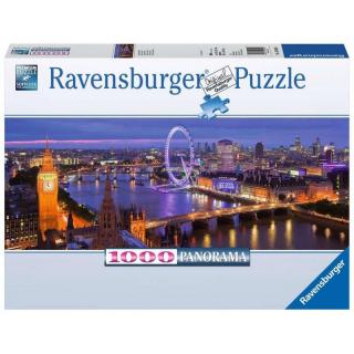 Ravensburger Puzzle 1000 elementów Panorama Londyn nocą 15064