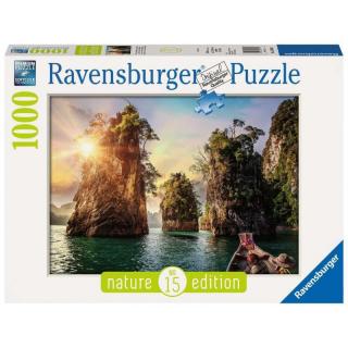 Ravensburger Puzzle 1000 elementów Trzy skały w Cheow, Tajladnia 13968