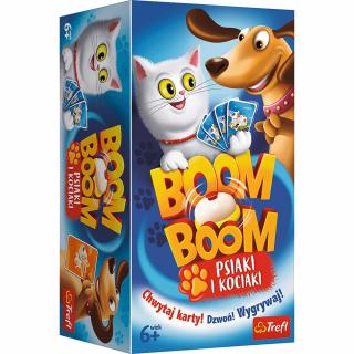 Trefl Gra Boom Boom Psiak i i Kociak 01909