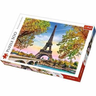 Trefl Puzzle 500 elementów - Romantyczny Paryż 37330