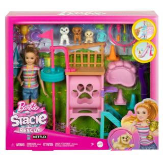 Zestaw filmowy Barbie Plac zabaw dla pieskow + Stacie