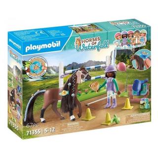 Zestaw z figurkami Horses 71355 Zoe i Blaze z przeszkodami