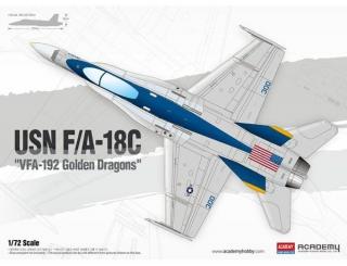 Academy 12564 USN F/A-18C VFA-192 Golden Dragons 1/72