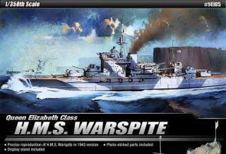 Academy 14105 HMS Warspite 1943 1/350