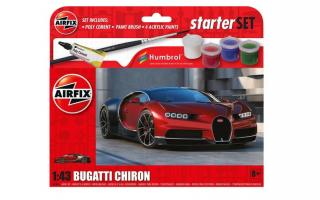 Airfix A55005 Zestaw z farbami Bugatti Chiron model 1-43