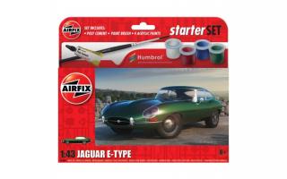 Airfix A55009 Zestaw z farbami Jaguar E-Type model 1-43