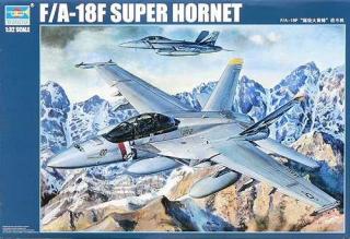 Amerykański myśliwiec F/A-18F Super Hornet model Trumpeter 03205