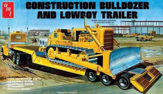 AMT 1218 Lowboy Trailer  Bulldozer Combo 1/25