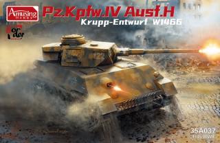 Amusing Hobby 35A037 Panzer IV Ausf.H Krupp Entwurf W1466