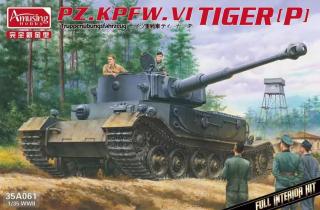 Amusing Hobby 35A061 Pz.Kpfw. VI Tiger (P) "Truppenübungsfahrzeug" - Full Interior 1/35