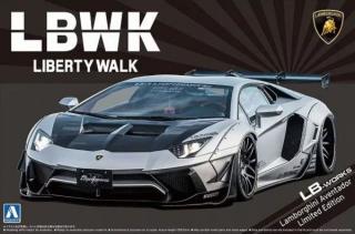Aoshima 05993 LB-Works Lamborghini Aventador Limited Edition Liberty Walk LBWK 1/24