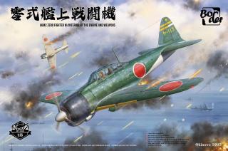 Border Model BF-006 Mitsubishi A6M2 Zero Fighter w/Interior of the Engine and Weapons 1/35