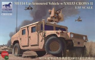 Bronco 35136 M1114 Up-Armoured Vehicle with XM153 Crows II 1/35