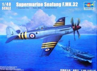 Brytyjski myśłiwiec Supermarine Seafang Mk.31 do sklejania 1:48
