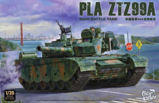 Chinese Battle Tank PLA ZTZ99A Border Model BT-022 model 1-35