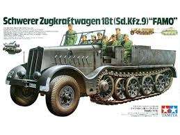 CIężki holownik Famo model do sklejania w skali 1/35, Tamiya 35239