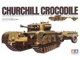 Czołg Churchill Crocodile model do sklejania, Tamiya 35100